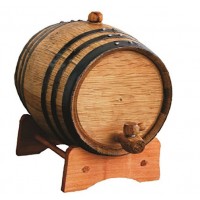 Oak Wine or Whiskey Bourbon Aging Barrel - 3 Liter